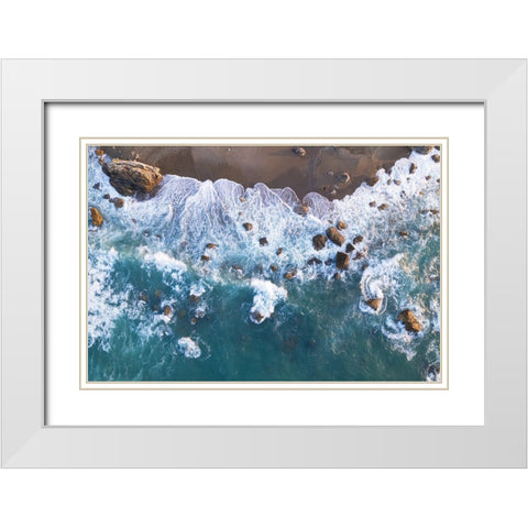 Before The Storm White Modern Wood Framed Art Print with Double Matting by Mitamura, Takeshi