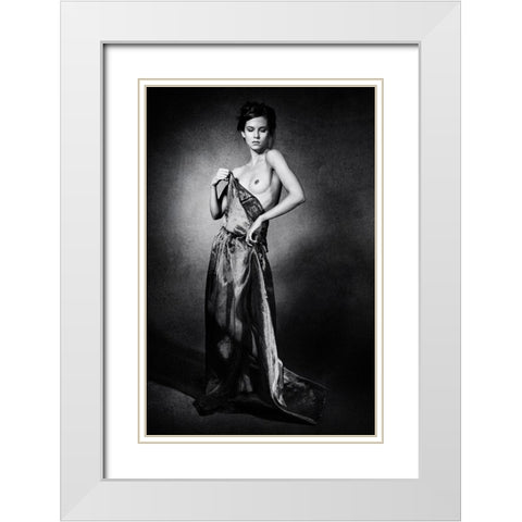 My Prerogative...One White Modern Wood Framed Art Print with Double Matting by miriana