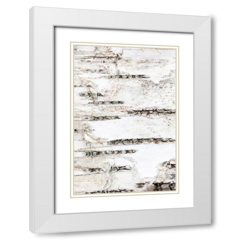 Tree bark_1 White Modern Wood Framed Art Print with Double Matting by 1x Studio III