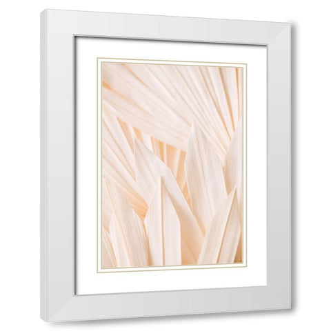 Pattern_2 White Modern Wood Framed Art Print with Double Matting by 1x Studio III