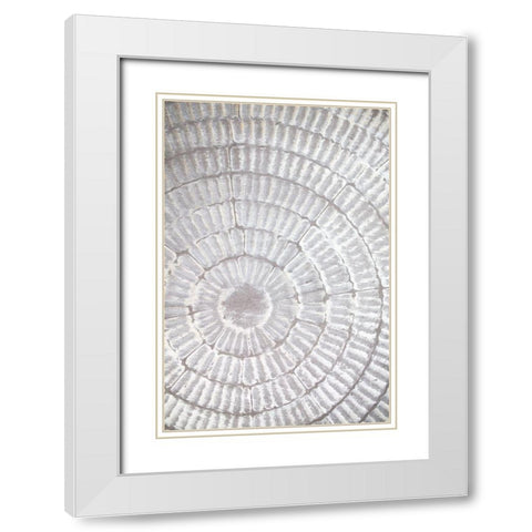 Patternplate_Grey_1 White Modern Wood Framed Art Print with Double Matting by 1x Studio III