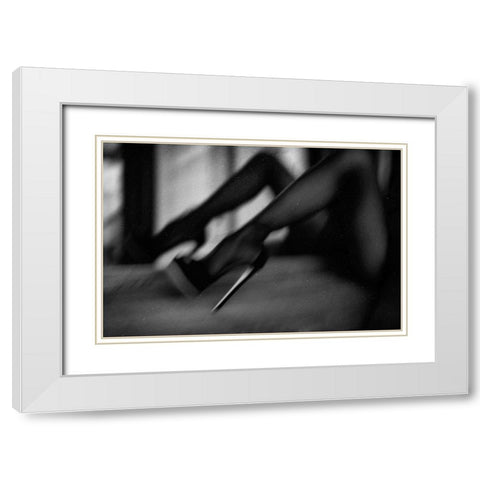 Bona|Sera White Modern Wood Framed Art Print with Double Matting by Schottstaedt, Erik