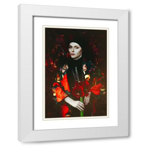 The Divine Feminine White Modern Wood Framed Art Print with Double Matting by Bolgov, Ruslan