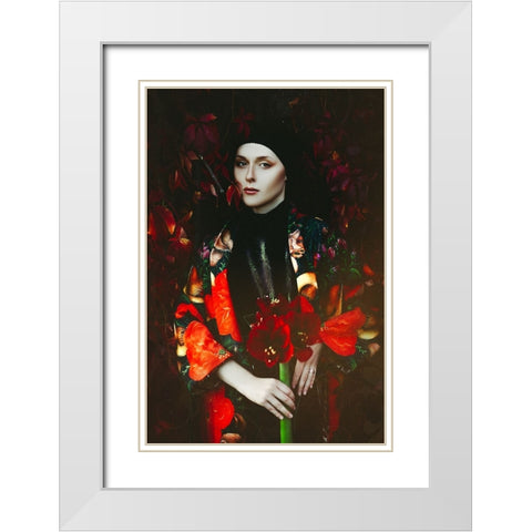 The Divine Feminine White Modern Wood Framed Art Print with Double Matting by Bolgov, Ruslan