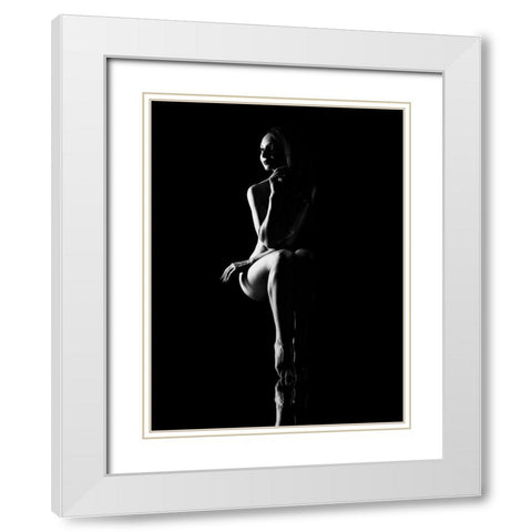 Angela White Modern Wood Framed Art Print with Double Matting by Finighan, Brennan