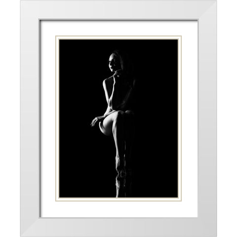 Angela White Modern Wood Framed Art Print with Double Matting by Finighan, Brennan
