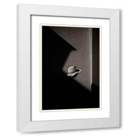 Incinerate White Modern Wood Framed Art Print with Double Matting by Barone, Vincenzo