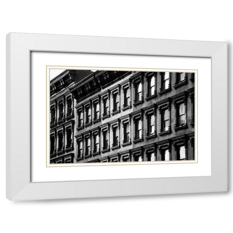 Seeing The Past In The Present White Modern Wood Framed Art Print with Double Matting by Ong, Aldwin