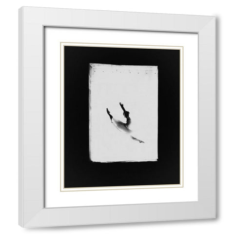 By The Way White Modern Wood Framed Art Print with Double Matting by Jemric, Tomislav-Jeffrey