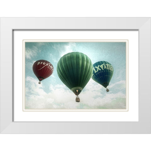 Full Colour White Modern Wood Framed Art Print with Double Matting by Huybrighs, Marc