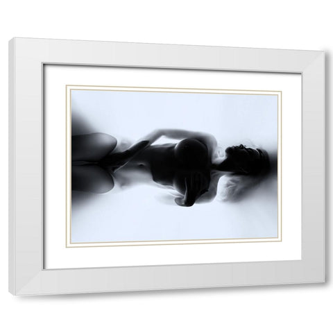 Prime White Modern Wood Framed Art Print with Double Matting by Borovskikh, Denis
