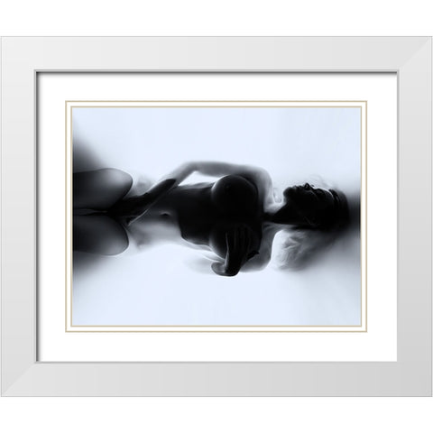 Prime White Modern Wood Framed Art Print with Double Matting by Borovskikh, Denis