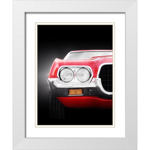 Us Classic Car 1972 Ranchero Pickup Truck White Modern Wood Framed Art Print with Double Matting by Gube, Beate