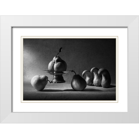 A Corrupt Official White Modern Wood Framed Art Print with Double Matting by Ivanova, Victoria
