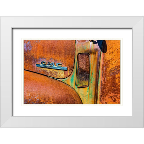 1950 Gmc Truck 195 White Modern Wood Framed Art Print with Double Matting by Beavis, Andrew