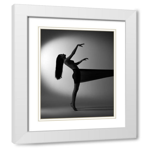 Untitled White Modern Wood Framed Art Print with Double Matting by Trishchenkov, Mikhail