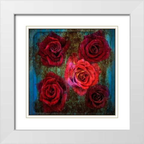 Old Love Never Dies White Modern Wood Framed Art Print with Double Matting by Holmstrom, Katarina