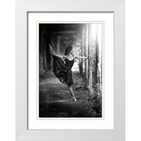 _-_ White Modern Wood Framed Art Print with Double Matting by Petrocca, Domenico