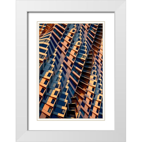 The light before the storm White Modern Wood Framed Art Print with Double Matting by Wechsler, Robin