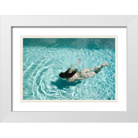 Summer Memories White Modern Wood Framed Art Print with Double Matting by Brackstone, Mel