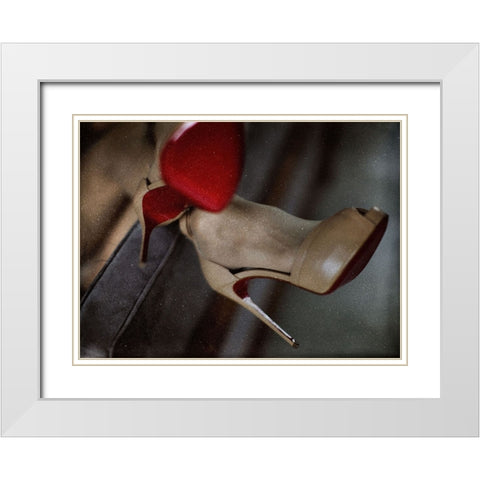 25 HOURS White Modern Wood Framed Art Print with Double Matting by Schottstaedt, Erik