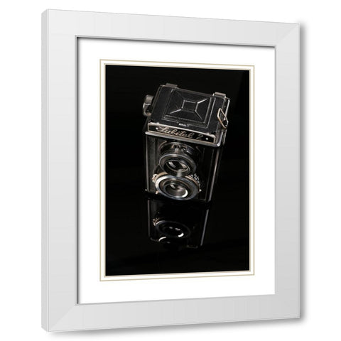 Negative White Modern Wood Framed Art Print with Double Matting by Hosseinartpics