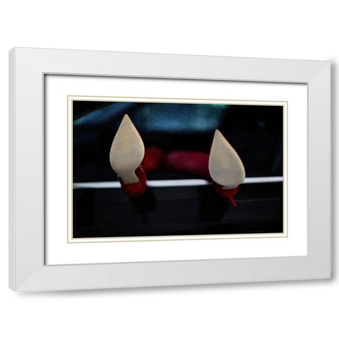 45285 White Modern Wood Framed Art Print with Double Matting by Schottstaedt, Erik