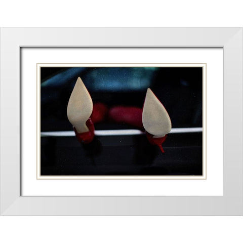 45285 White Modern Wood Framed Art Print with Double Matting by Schottstaedt, Erik