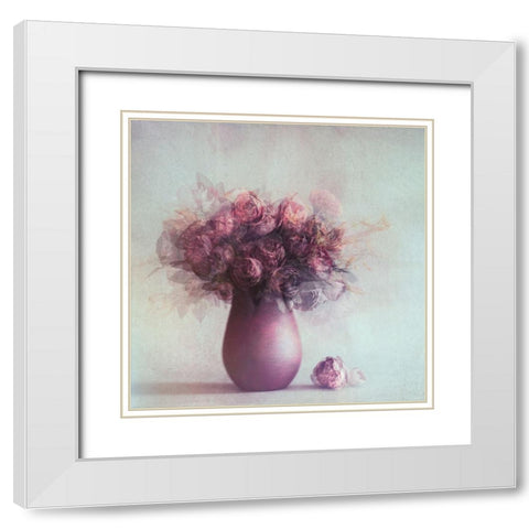 The Other Dimension White Modern Wood Framed Art Print with Double Matting by Kiral, Cicek