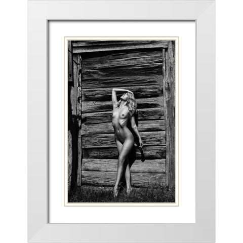 Sylph, Melbourne 2017 White Modern Wood Framed Art Print with Double Matting by Fritz, Ray