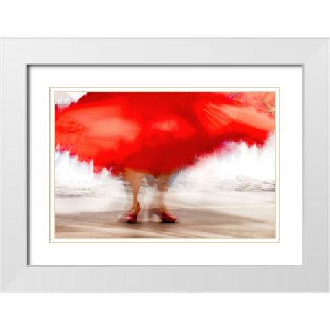 Spanish Emotions White Modern Wood Framed Art Print with Double Matting by Ruckert, Stephan