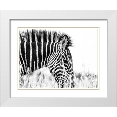 Fashionable Black And White White Modern Wood Framed Art Print with Double Matting by Dinca, Silvia