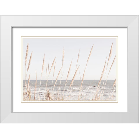 Beach_Vass_002 White Modern Wood Framed Art Print with Double Matting by 1x Studio III
