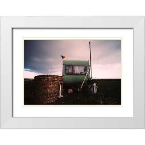 Woodstock 2021 White Modern Wood Framed Art Print with Double Matting by Muolo, Vito