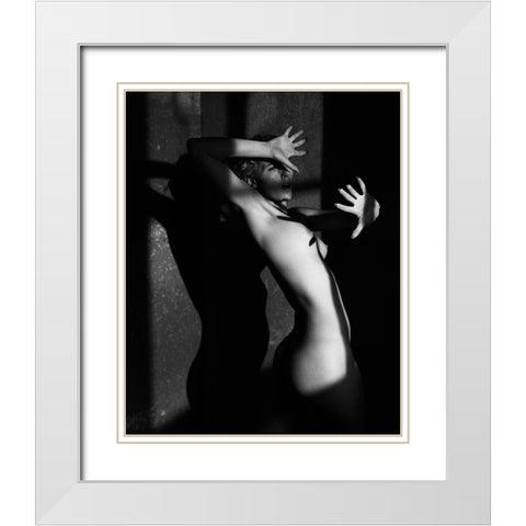 Whitney Iv, Melbourne 2019 White Modern Wood Framed Art Print with Double Matting by Fritz, Ray