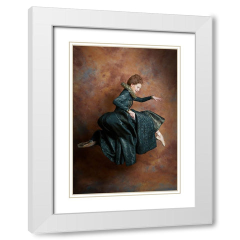 In flight White Modern Wood Framed Art Print with Double Matting by Paritskiy, Oles