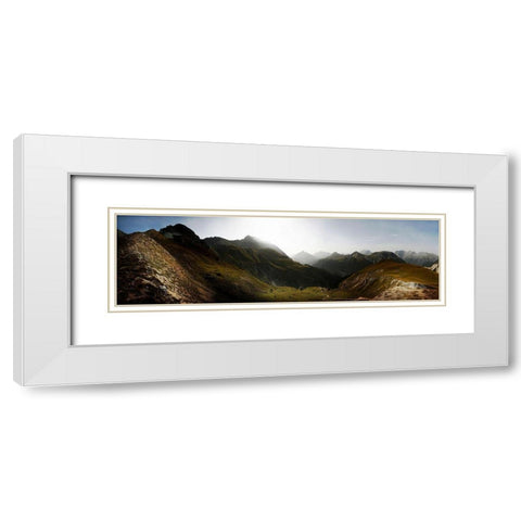 Nationalpark Schweiz White Modern Wood Framed Art Print with Double Matting by Schumacher, Nicolas