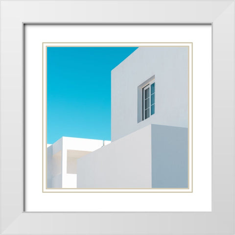 Unconcrete White Modern Wood Framed Art Print with Double Matting by Riccardo Iacomino, Francesco