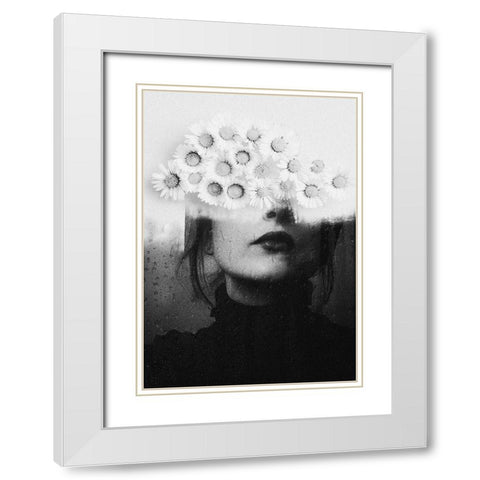 The human world in a frame White Modern Wood Framed Art Print with Double Matting by Urbonaviciene, Ingrida