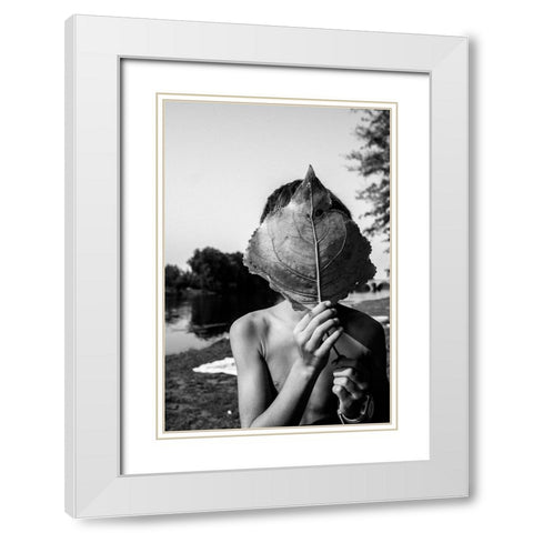 Wild And Free White Modern Wood Framed Art Print with Double Matting by Zarco, Antonio