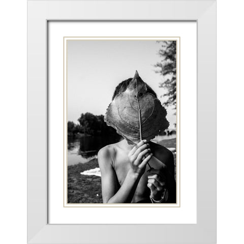 Wild And Free White Modern Wood Framed Art Print with Double Matting by Zarco, Antonio