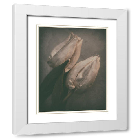 Love at first sight ... White Modern Wood Framed Art Print with Double Matting by Depaepe, Yvette