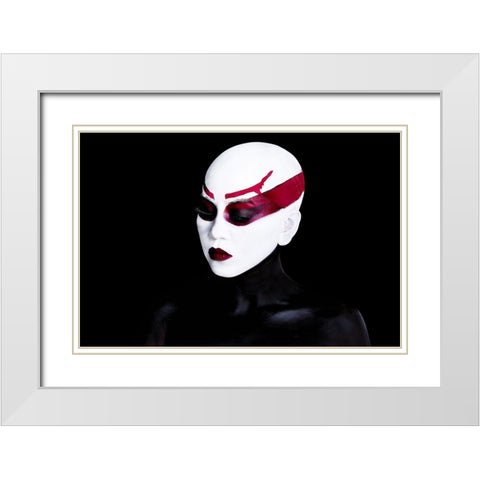 ASAJJ VENTRESS r White Modern Wood Framed Art Print with Double Matting by Gumma, Srikanth