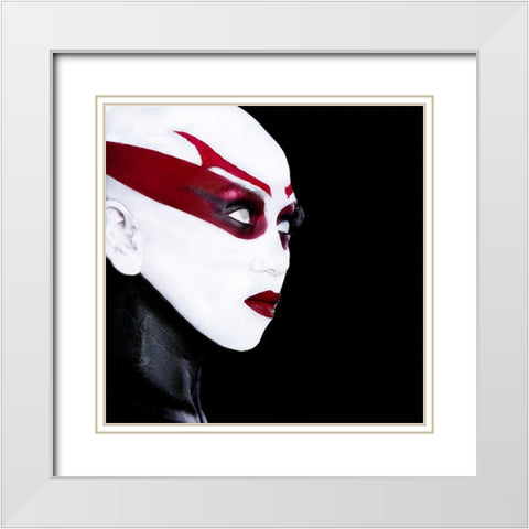 ASAJJ VENTRESS l White Modern Wood Framed Art Print with Double Matting by Gumma, Srikanth