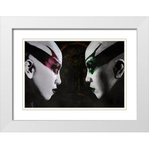 ASAJJ VENTRESS d White Modern Wood Framed Art Print with Double Matting by Gumma, Srikanth