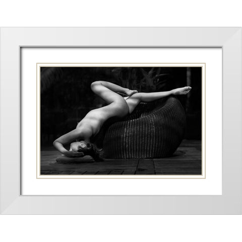 Minh-Ly, Noosa 2018 White Modern Wood Framed Art Print with Double Matting by Fritz, Ray