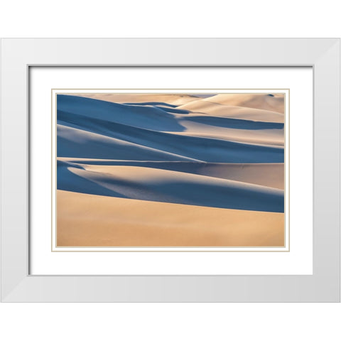Desert White Modern Wood Framed Art Print with Double Matting by Razavi, Mahshad