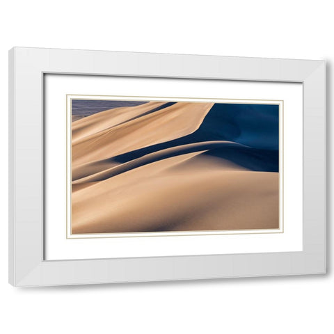 Desert White Modern Wood Framed Art Print with Double Matting by Razavi, Mahshad