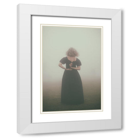 In the arms of fog White Modern Wood Framed Art Print with Double Matting by Saeidinia, Afshin