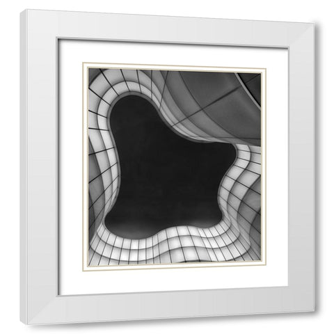 Mudec White Modern Wood Framed Art Print with Double Matting by Rondi, Fiorenzo